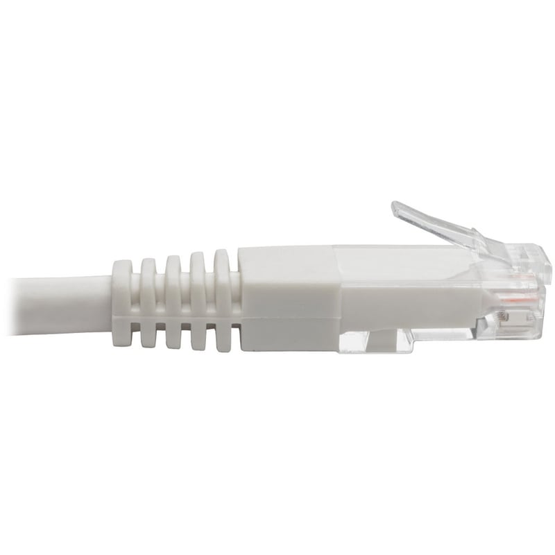 Eaton Tripp Lite Series Cat6 Gigabit Molded (UTP) Ethernet Cable (RJ45 M/M), PoE, White, 25 ft. (7.62 m) - Thumbnail 3