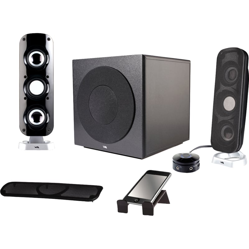Cyber Acoustics CA-3908 2.1 Speaker System - 46 W RMS - Thumbnail 1
