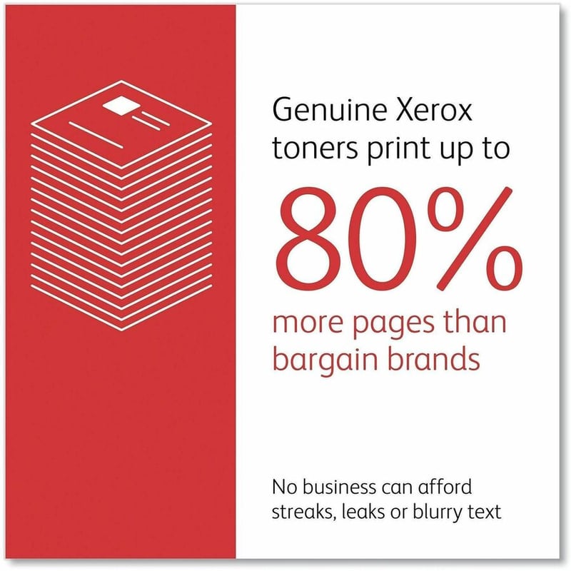 Xerox Original High Yield Laser Toner Cartridge - Box - Return Program - Yellow - 1 Pack - Thumbnail 4