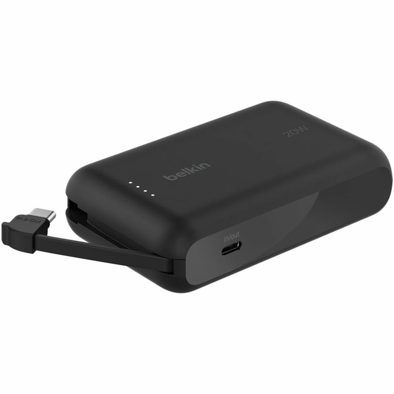 BOOSTCHARGE POWER BANK 10K W/ INTEGRATED CABLE - Thumbnail 1