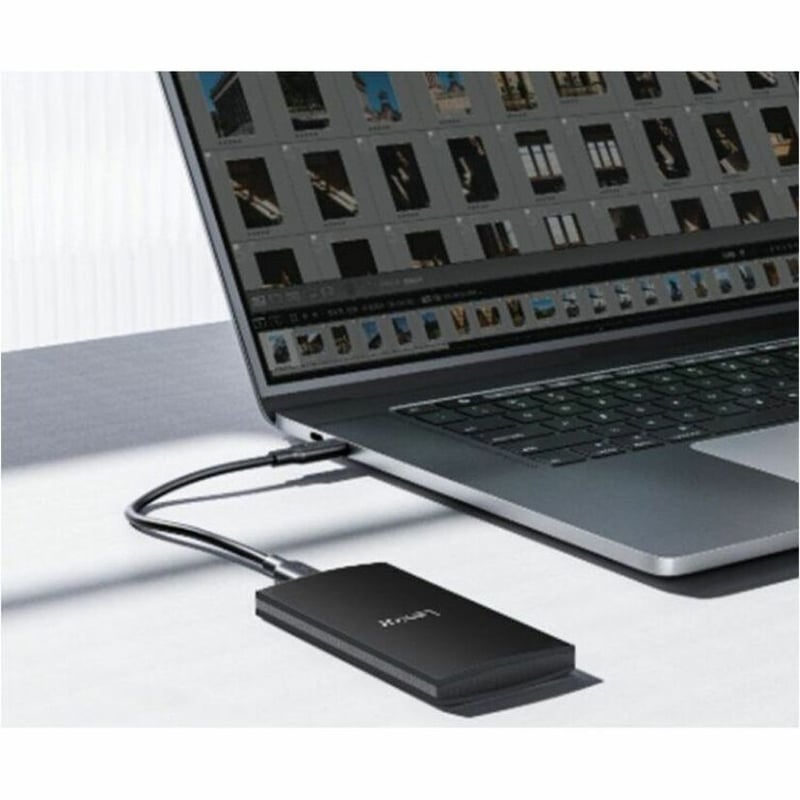 LEXAR, SL300 PORTABLE SSD, 1TB, BLACK - Thumbnail 3