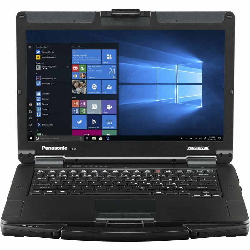 Panasonic TOUGHBOOK FZ-55 FZ-55FZ-4WAM 14" Touchscreen Semi-rugged Notebook - Full HD - Intel Core i5 11th Gen i5-1145G7 - 16 GB - 512 GB SSD - Thumbnail 1