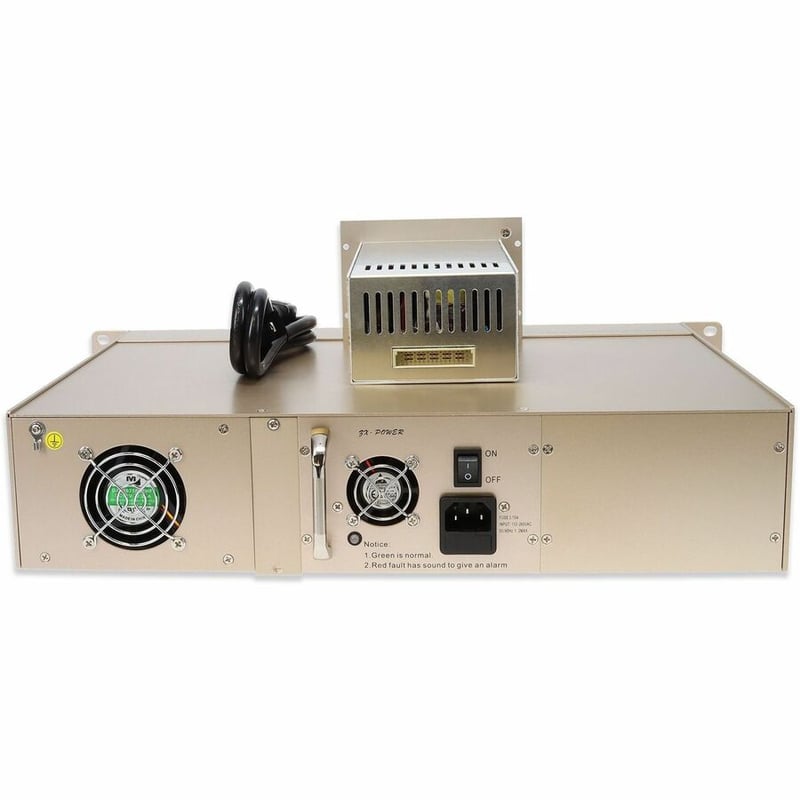 AddOn 19 inch Unmanaged Media Converter Chassis with 16-Slot Rack Mount - Thumbnail 4