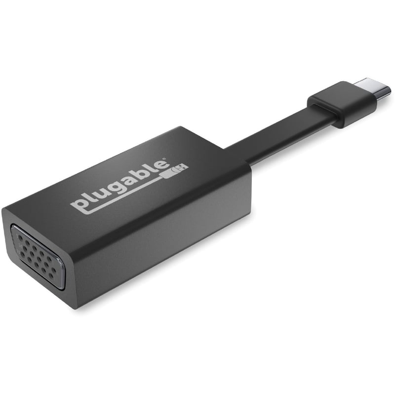 Plugable USB C to VGA Adapter, Thunderbolt 3 to VGA Adapter Compatible with Macbook Pro, Windows, Chromebooks, 2018 iPad Pro, Dell XPS, and more - Thumbnail 1