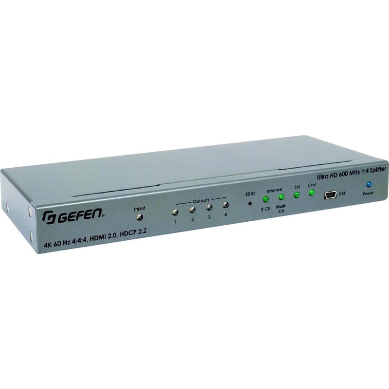 Gefen Ultra HD 600 MHz 1:4 Splitter for HDMI w/ HDR - Thumbnail 4
