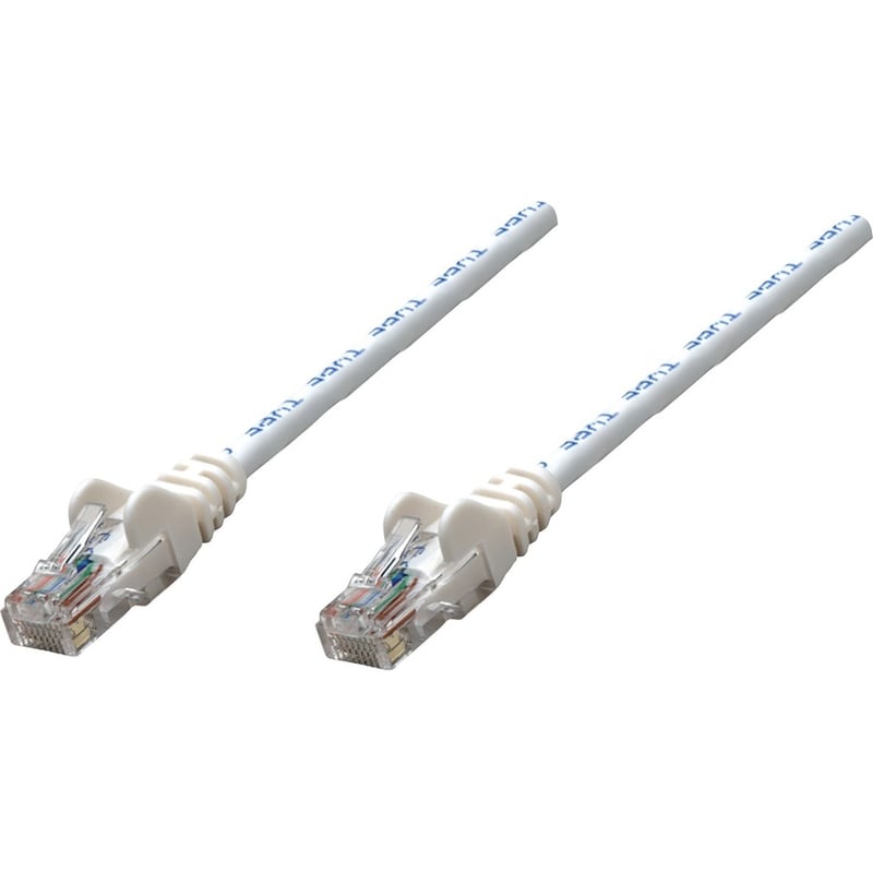 Intellinet Network Solutions Cat5e UTP Network Patch Cable, 100 ft (30 m), White - Thumbnail 2