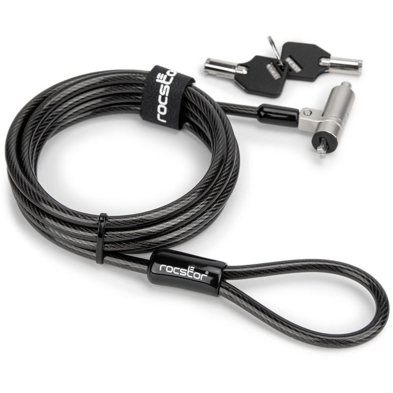 Rocstor N19 Security Cable Lock For Nano-Shaped Slots - (2) Keys - TAA - Thumbnail 4