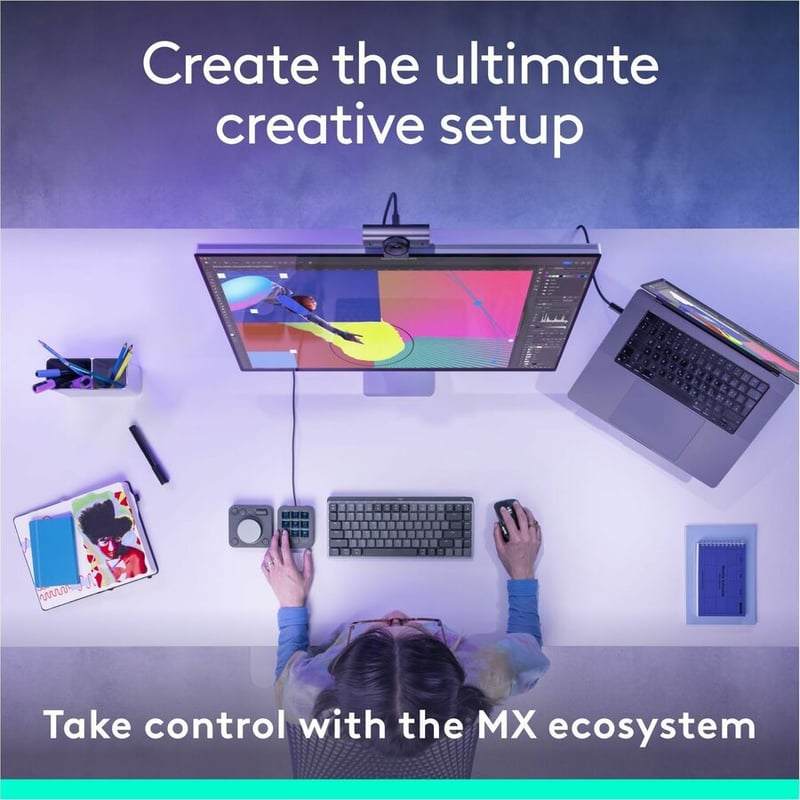 MX CREATIVE CONSOLE KEYBOARD GRAPHITE