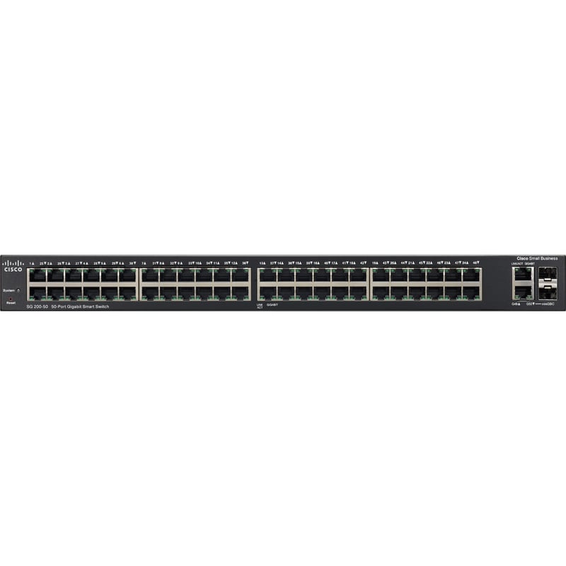 Cisco SG200-50 Gigabit Smart Switch - Thumbnail 1