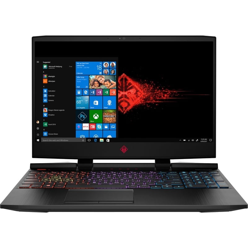 HP OMEN 15-dc1000 15-dc1030nr 15.6" Gaming Notebook - Intel Core i7 8th Gen i7-8750H - 16 GB - 1 TB HDD - 128 GB SSD - English Keyboard - Shadow Black - Thumbnail 2