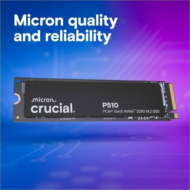 CRUCIAL P510 1TB PCIE GEN5 - Thumbnail 5