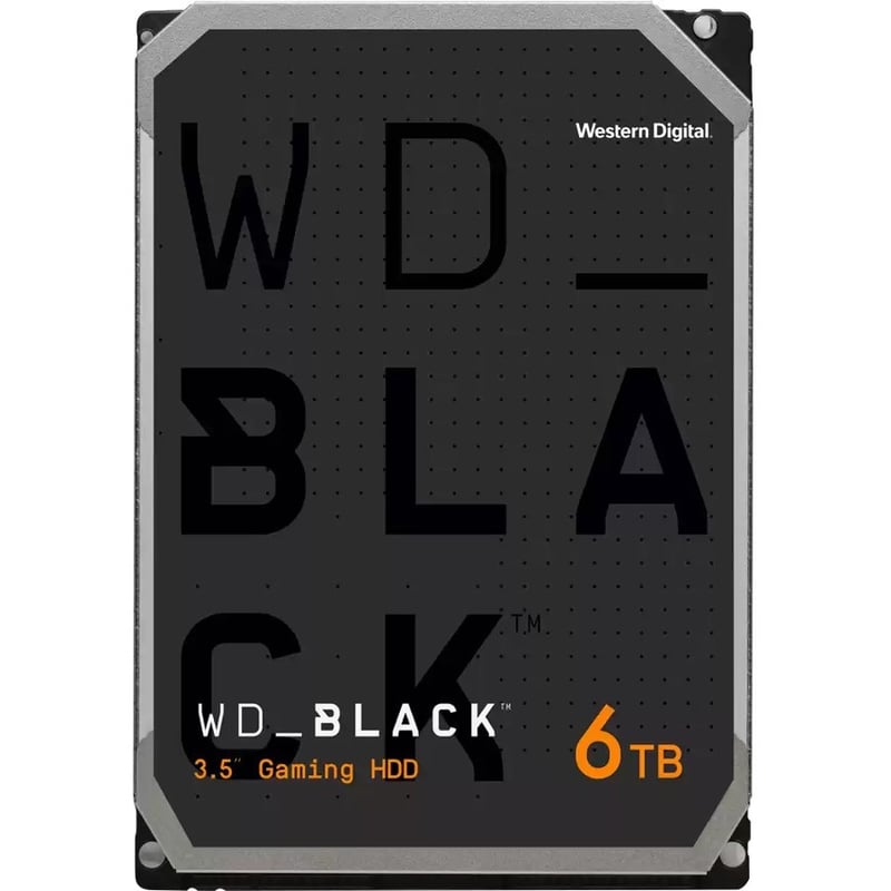 WD Black WD6004FZWX 6 TB Hard Drive - 3.5" Internal - SATA (SATA/600) - Conventional Magnetic Recording (CMR) Method - 3.5" Carrier - Thumbnail 2