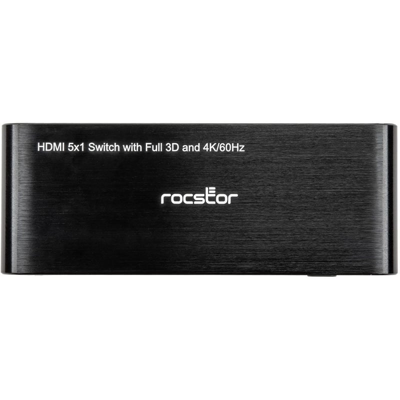 Rocstor 5 Port HDMI (2.0) Splitter 4K/60Hz Supports HDR & (EDID) - Thumbnail 3