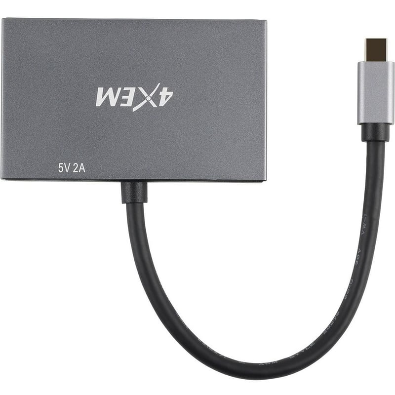 4XEM's 3-Port Mini DisplayPort to DisplayPort 8K Dual 4K Multi-Monitor Hub - Thumbnail 2