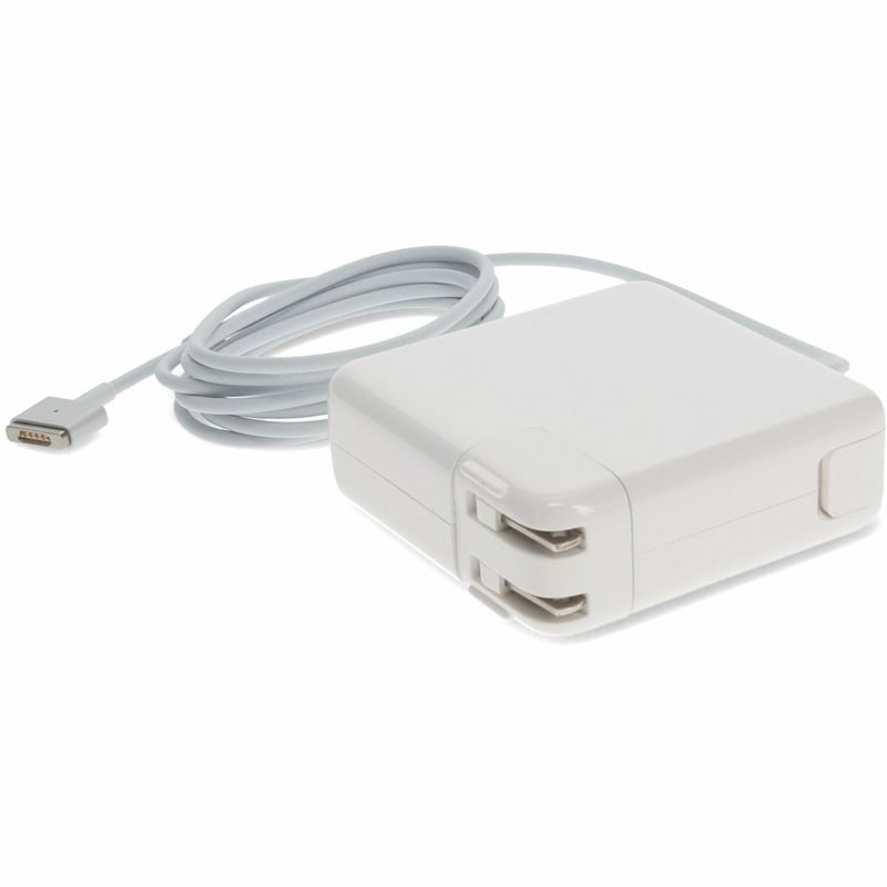 AddOn Apple Computer MD506LLA Compatible 85W 20V at 4.25A Black MagSafe 2 Laptop Power Adapter and Cable - Thumbnail 1