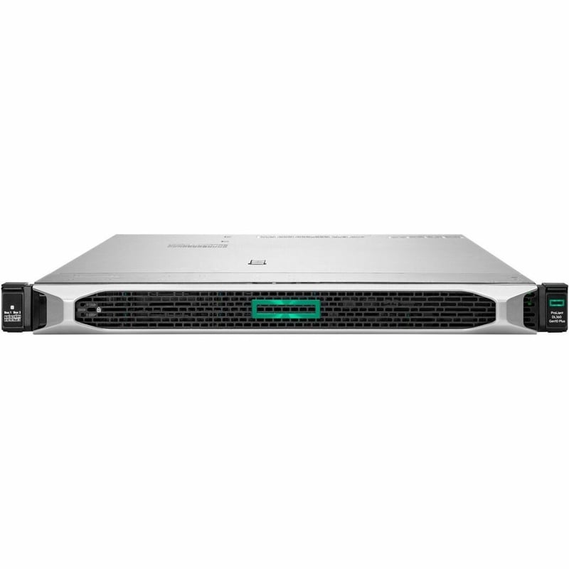 HPE ProLiant DL360 G10 Plus 1U Rack Server - 1 x Intel Xeon Silver 4310 2.10 GHz - 32 GB RAM - 960 GB SSD - (2 x 480GB) SSD Configuration - 12Gb/s SAS Controller - Thumbnail 1