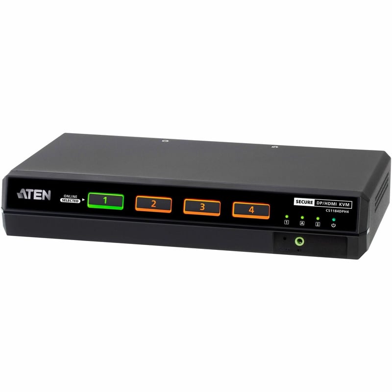 4-PORT SINGLE DISPLAY UNIVERSAL SECURE KVM PP4.0 (HDMI / - Thumbnail 1