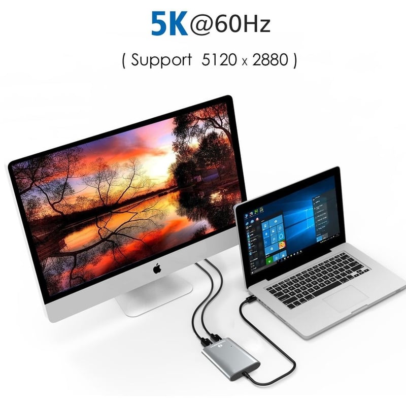 4XEM Thunderbolt 3 8K Dual DisplayPort Adapter - Thumbnail 4