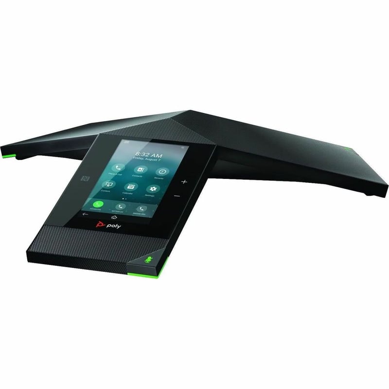 Poly Trio IP Conference Station - Corded/Cordless - Bluetooth, Wi-Fi, NFC - Black - Thumbnail 2