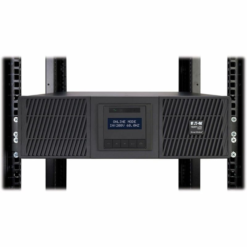 Eaton Tripp Lite Series SmartOnline 5000VA 4500W 208V Online Double-Conversion UPS - 2 L6-20R and 2 L6-30R Outlets, L6-30P Input, Network Card Included, Extended Run, 3U Rack/Tower Battery Backup - Thumbnail 4