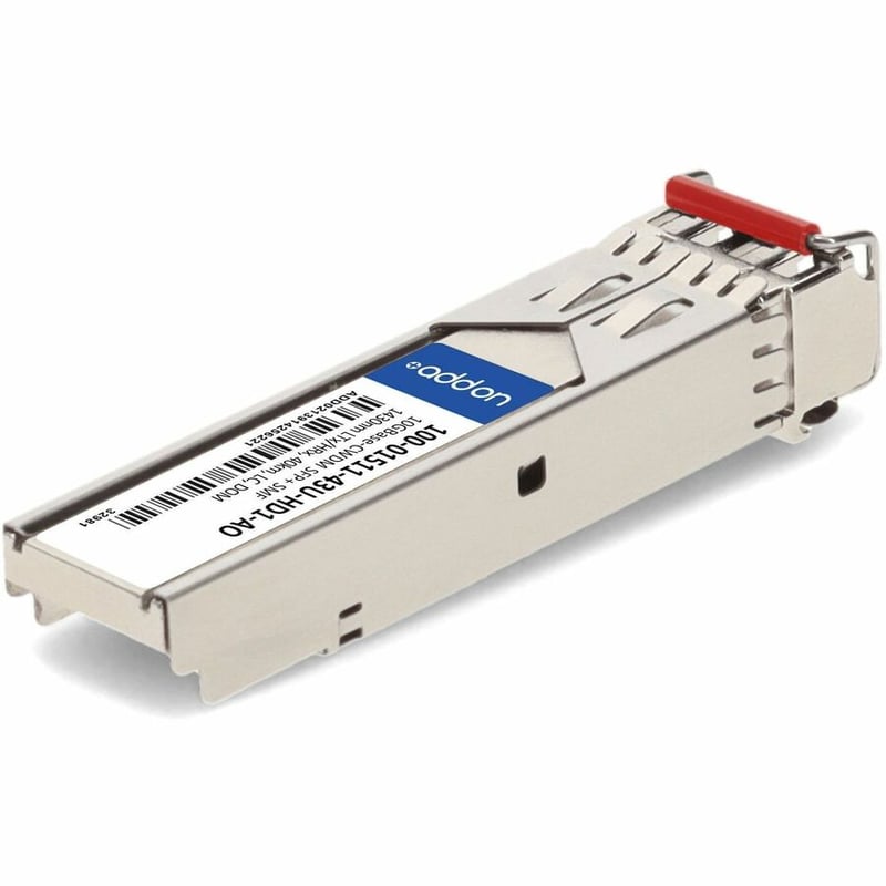 AddOn Calix® 100-01511-43U-HD1 Compatible TAA 10GBase-CWDM HD1 SFP+ Transceiver (SMF, 1430nm LTx/HRx, 40km, LC, DOM) - Thumbnail 5