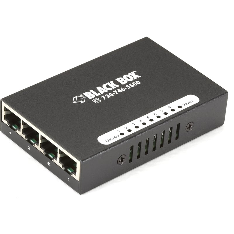 Black Box USB-Powered 10/100 8-Port Switch - Thumbnail 1