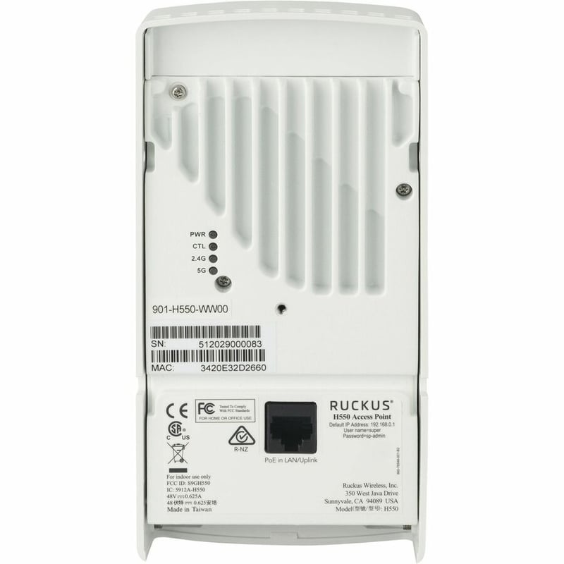 SINGLE H550 US WAL LATE 11AX AP 2X2:2 - GREAT ALL-IN-ONE: WI-FI 6, IOT, WIRED PO - Thumbnail 4