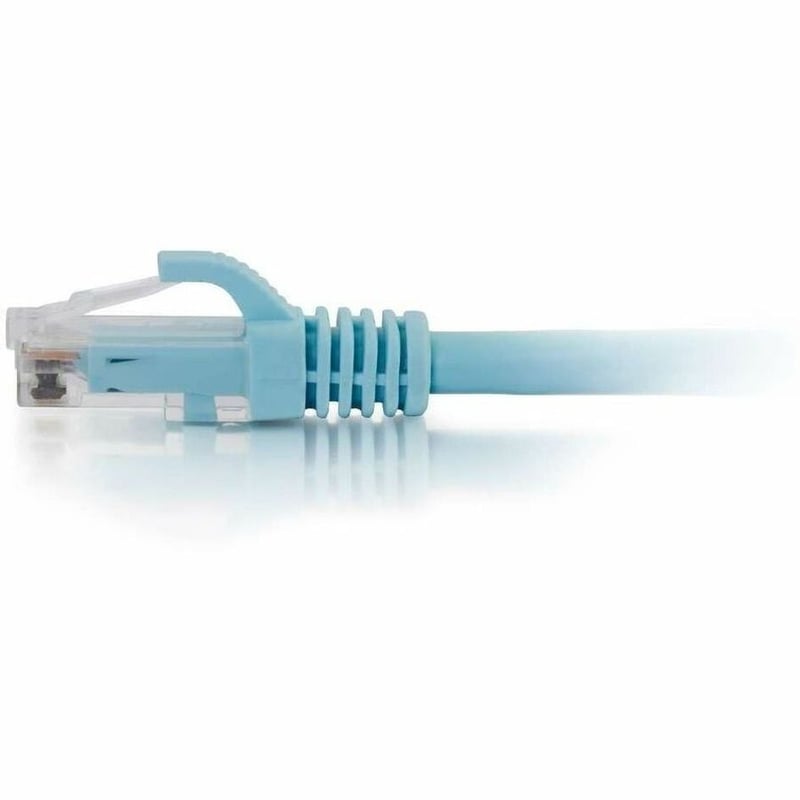 100FT CAT6A SNAGLESS UTP CABLE-AQUA - Thumbnail 3