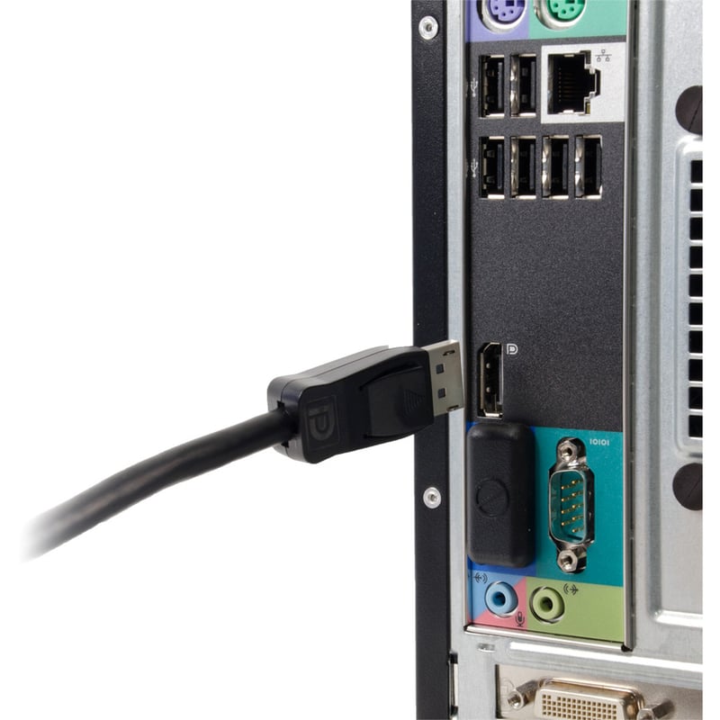 C2G 6ft 4K DisplayPort Cable with Latches - M/M - Thumbnail 4