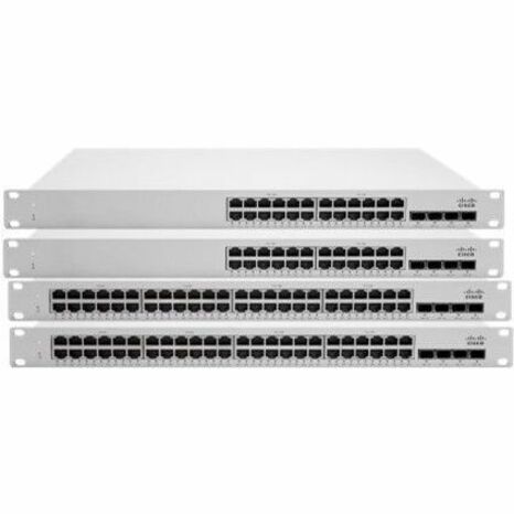MERAKI MS150-24P-4G L2 STCK CLD-MNGD 24GE 370W POE SWITCH - Thumbnail 4