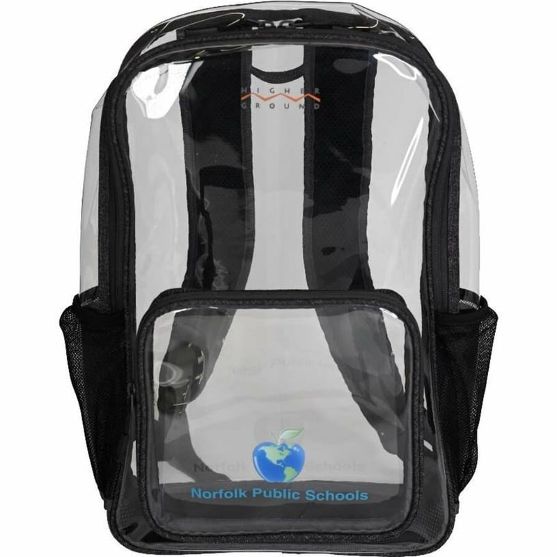 Higher Ground Safe N' Clear Carrying Case (Backpack) for 14" to 15" Notebook, Accessories - Clear - Thumbnail 5