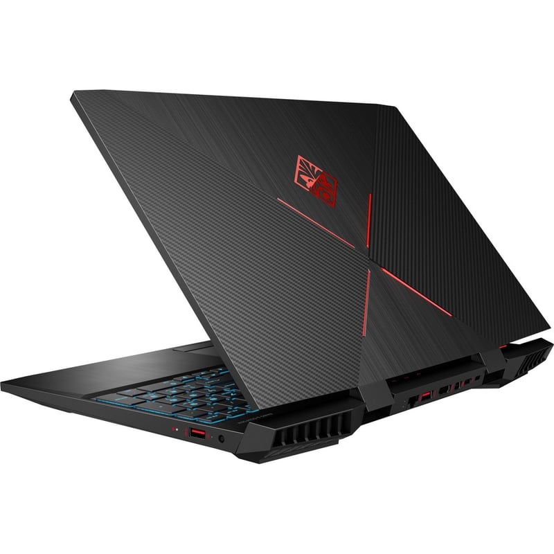 HP OMEN 15-dc1000 15-dc1030nr 15.6" Gaming Notebook - Intel Core i7 8th Gen i7-8750H - 16 GB - 1 TB HDD - 128 GB SSD - English Keyboard - Shadow Black - Thumbnail 4