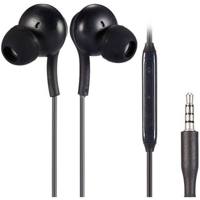4XEM 3.5mm AKG Earphones with Mic and Volume Control (Black) - Thumbnail 3