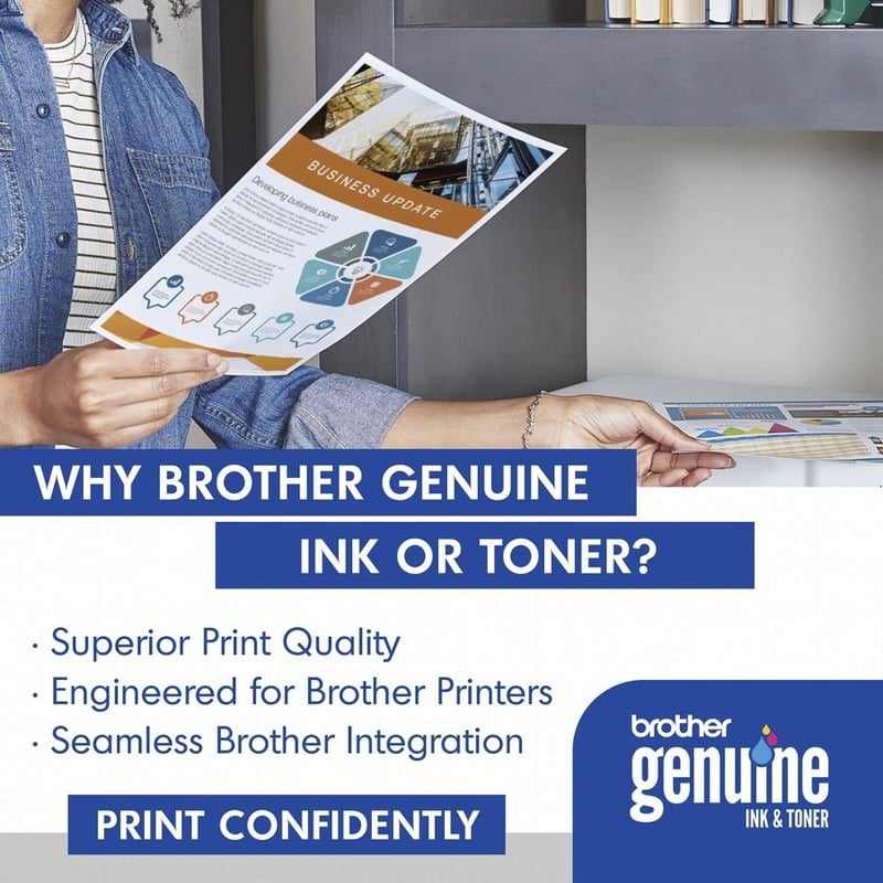Brother Genuine TN225M High Yield Magenta Toner Cartridge - Thumbnail 3