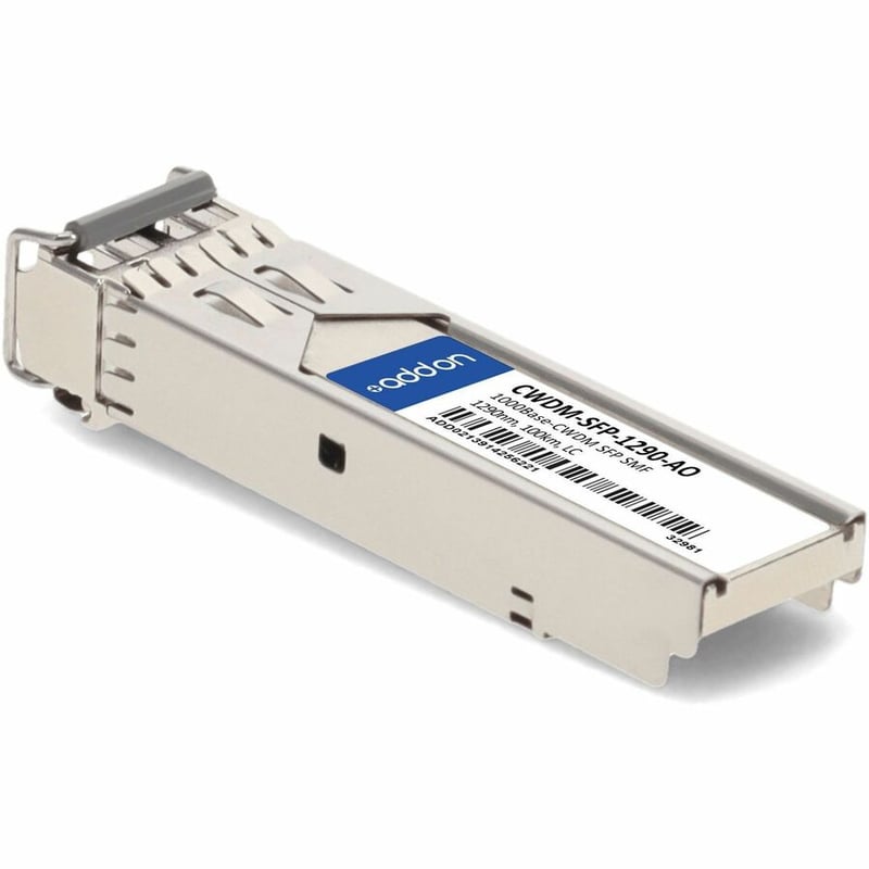 AddOn Cisco® CWDM-SFP-1290 Compatible TAA 1000Base-CWDM SFP Transceiver (SMF, 1290nm, 100km, LC) - Thumbnail 3
