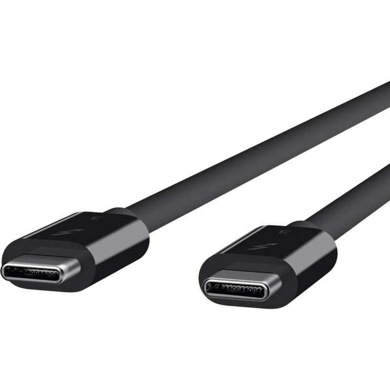 Belkin Thunderbolt 3 Cable (USB-C to USB-C) (100W) (1.6ft/0.5m) - Thumbnail 1