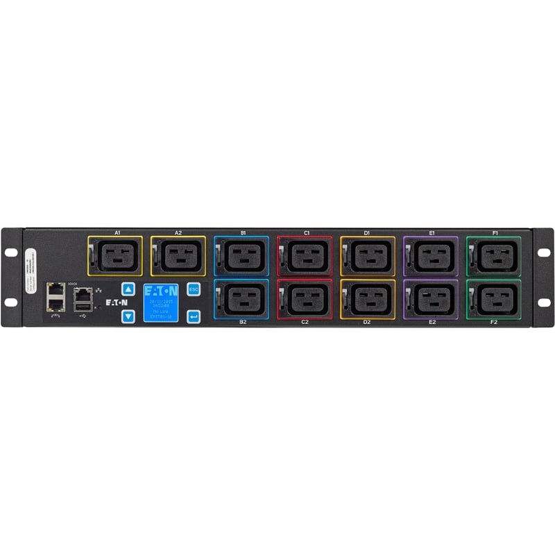 Cisco 48A Metered Input 3-Phase 12 x C19 - 2U Mount PDU - Thumbnail 1