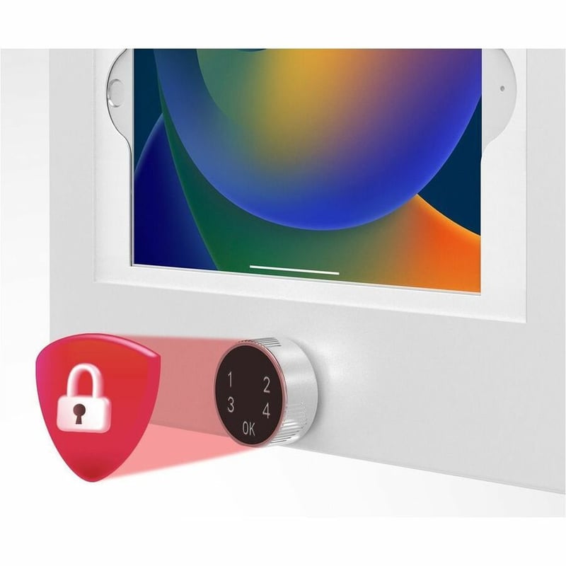 CTA Digital Universal Digital Password Locking Security Wall Mount Enclosure (White) - Thumbnail 4