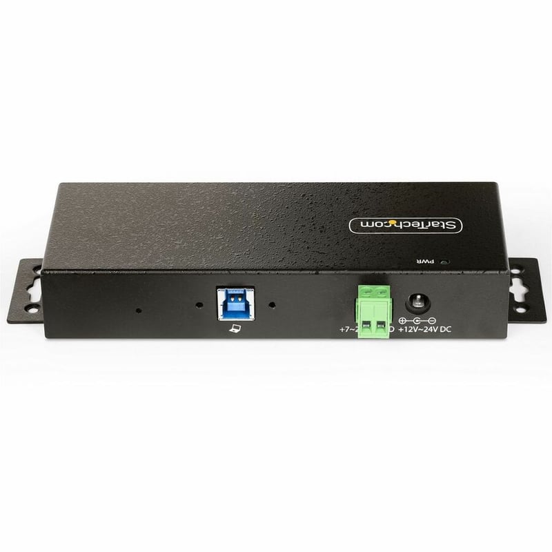 StarTech.com 7-Port Managed USB Hub, Heavy Duty Metal Industrial Housing, ESD & Surge Protection, Wall/Desk/Din-Rail Mountable, USB 5Gbps - Thumbnail 4