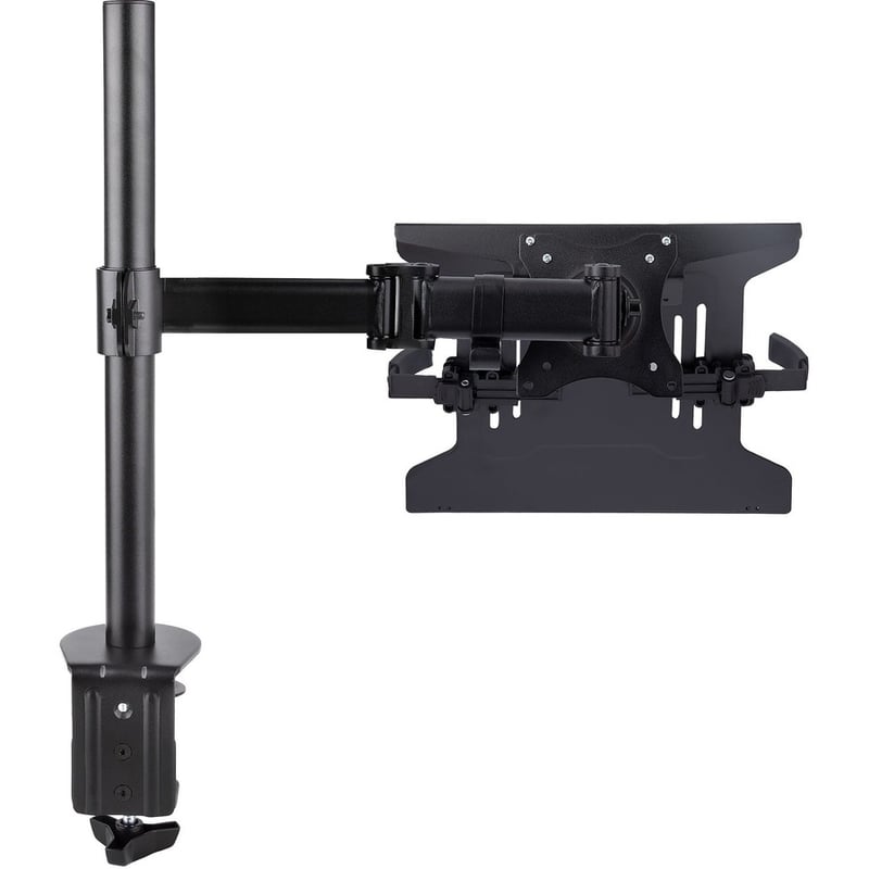 StarTech.com Laptop Desk Mount, Monitor and Laptop Arm Mount, Displays up to 34" (17.6lb/8kg), VESA Laptop Tray Arm, Clamp / Grommet - Thumbnail 3