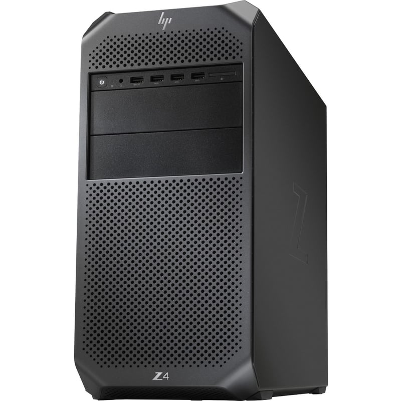 HP Z4 G4 Workstation - 1 x Intel Xeon W-2104 - 16 GB - 256 GB SSD - Mini-tower - Black - Thumbnail 1