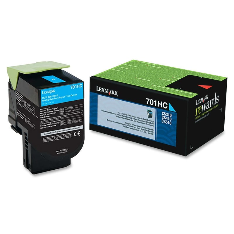 Lexmark 701HC Toner Cartridge - Thumbnail 1