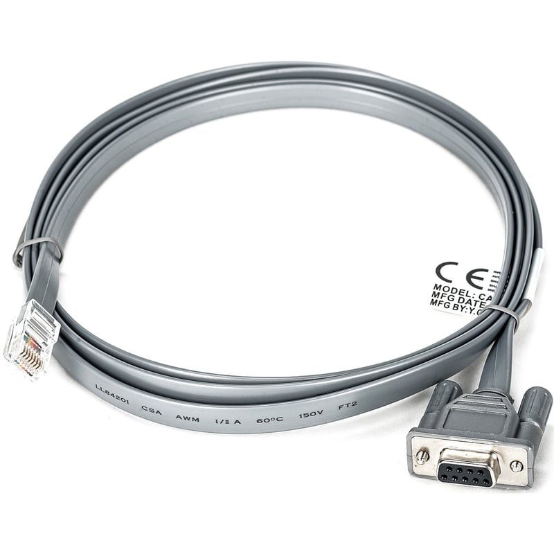 RJ-45 Male - DB-9 Female - Thumbnail 1