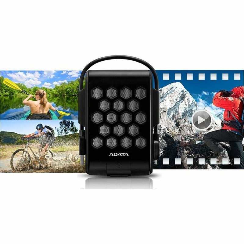 Adata HD720 AHD720-2TU31-CBK 2 TB Portable Hard Drive - 2.5" External - Black - Thumbnail 3