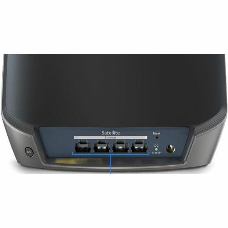 Netgear Orbi RBS860B Tri Band Wi-Fi 6 IEEE 802.11ax 6 Gbit/s Wireless Range Extender - Thumbnail 3