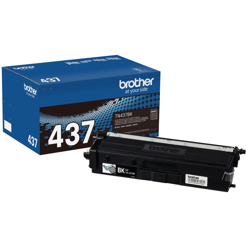 Brother TN437BK Original Ultra High Yield Laser Toner Cartridge - Black - 1 Each - Thumbnail 1
