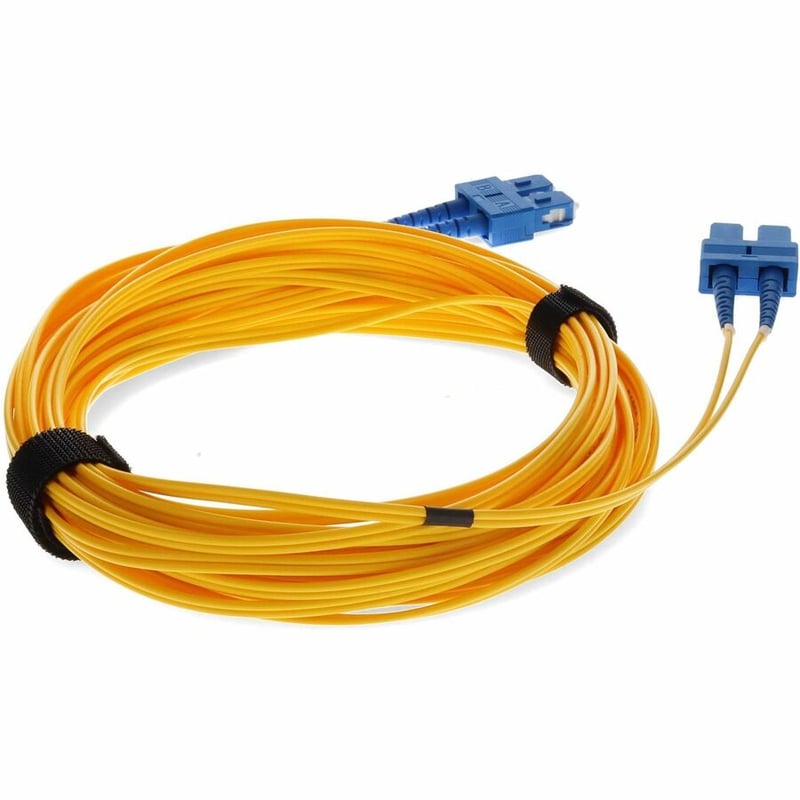 AddOn 2m SC to SC Yellow OS2 Duplex OFNR (Riser-Rated) TAA SMF Fiber Patch Cable - Thumbnail 5