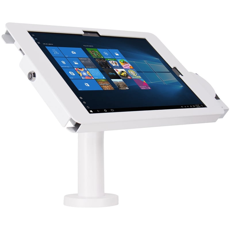 The Joy Factory Elevate II Counter Mount for Tablet PC, Card Reader - White - Thumbnail 4