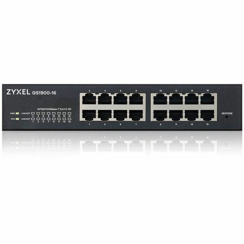 GS1900-16 - FANLESS 16 PORT GBE L2 WEB MANAGED SWITCH (REV 03F) - Thumbnail 3