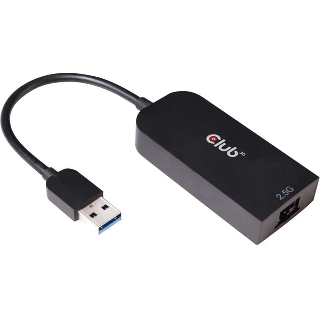 Club 3D USB 3.2 Gen1 Type A To RJ45 2.5Gb Adapter - Thumbnail 1